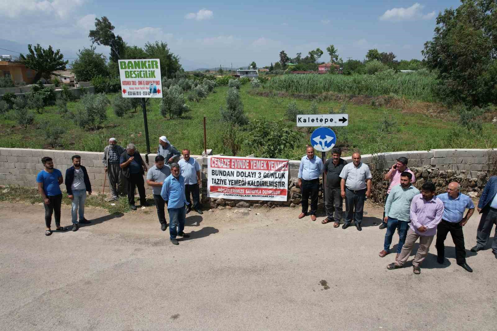 Hatay’da cenaze yemeği geleneği son buluyor