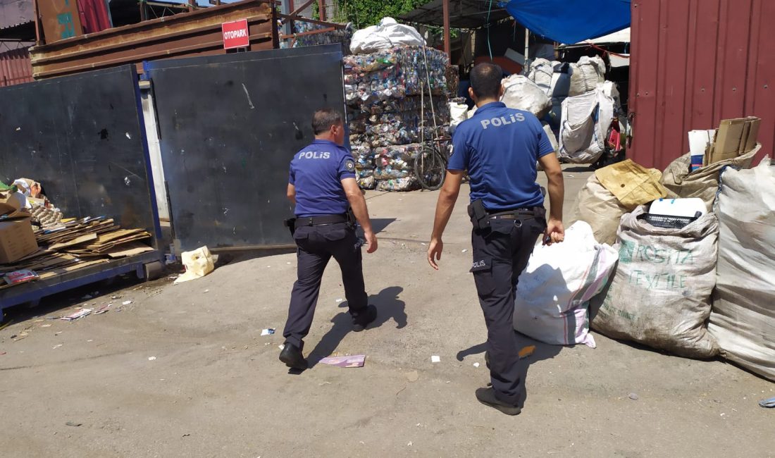 Hatay Emniyet Müdürlüğü ekipleri, İskenderun ilçesinde faaliyet gösteren hurdacıları hedef