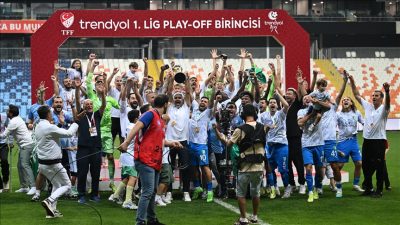 Trendyol 1. Lig’in Play-off final mücadelesinde kazanan Bodrum FK oldu.