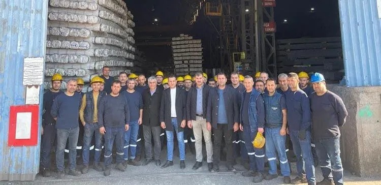 İskenderun’un metal fabrikalarından biri