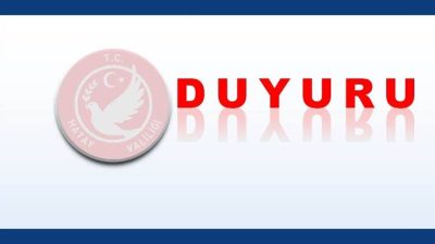 Dün akşam ilimizi etkisi altına alan yoğun yağışlar, Hatay Valiliği