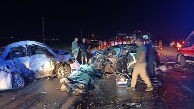 Konya-Karapınar ilçesinde meydana gelen trafik kazasında, Hatay-Erzin Yeşiltepe mahallesinden olan