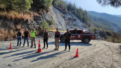 Hatay’ın Dörtyol ilçesinde, orman yangınlarının önlenmesi amacıyla Kuzucuk Geçilmez Kanyonu
