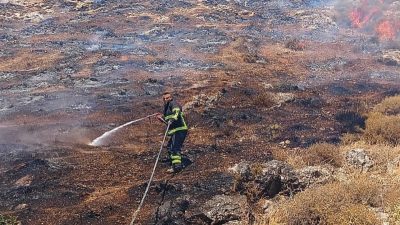 Hatay’ın Belen ilçesinde, makilik alanda çıkan yangın itfaiye ekiplerince söndürüldü.