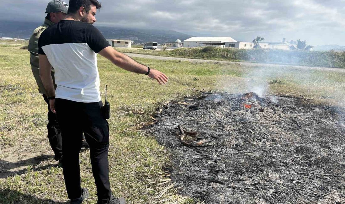 Hatay’ın Samandağ ilçesinde bulunan Milleyha Sulak Alanına zarar verilmemesi için