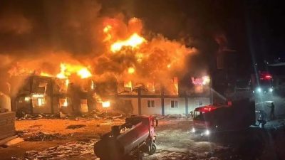 Hatay’ın Antakya ilçesindeki Gülderen Mahallesi’nde bulunan TOKİ şantiyesinde akşam saatlerinde