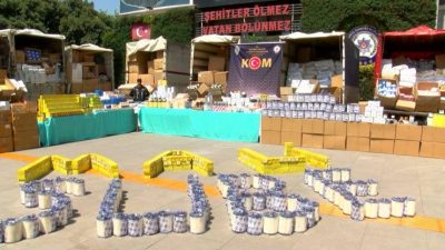 Hatay dahil 6 ilde düzenlenen operasyonda 1 Milyon 607 Bin