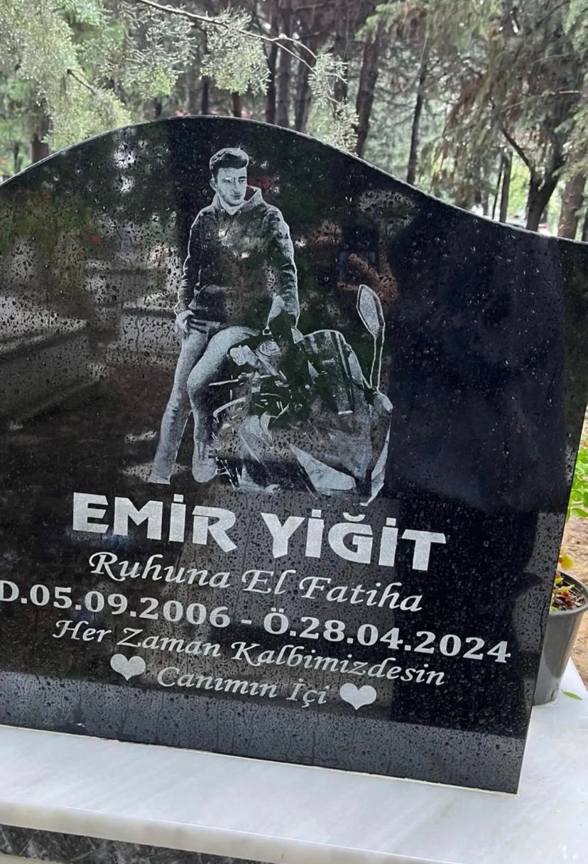 Motor tutkunu Emir Yiğit’i ailesi unutmadı