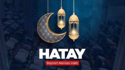 Hatay'da yaşayan vatandaşlar, Bayram namazını kılmak için sabırsızlıkla bekliyor. Beklenen