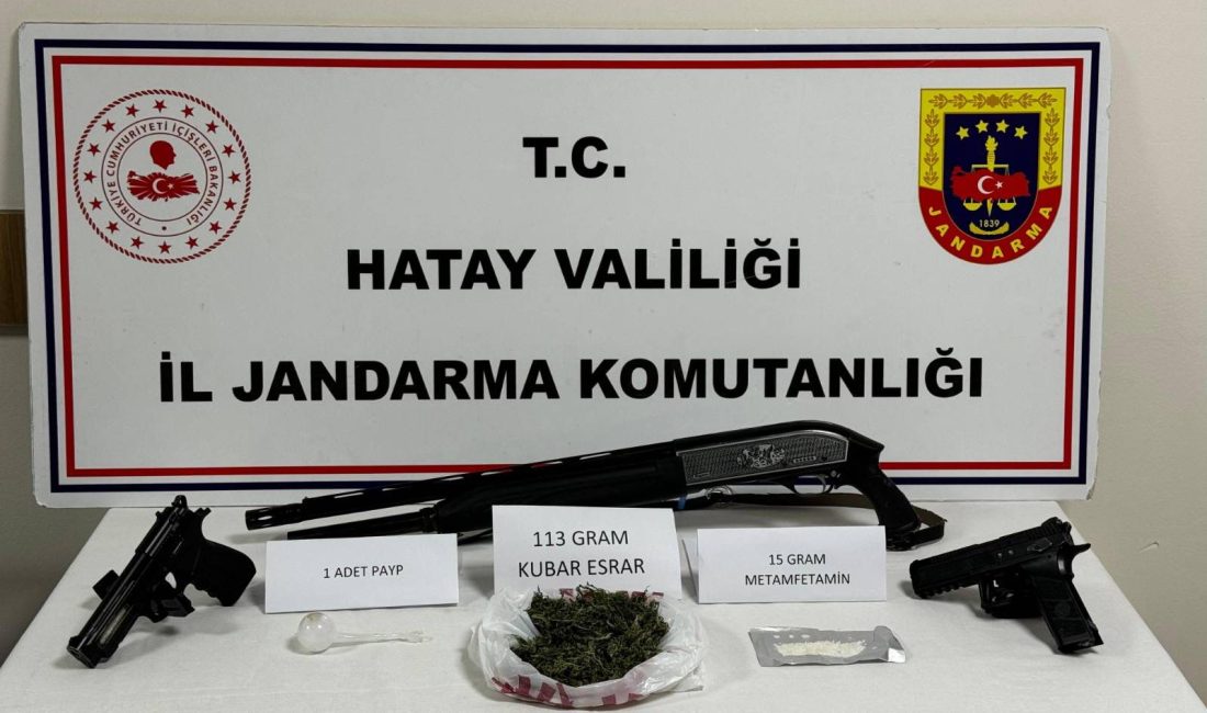 Hatay’da jandarma ekiplerince düzenlenen