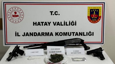 Hatay’da jandarma ekiplerince düzenlenen uyuşturucu ve kaçakçılık operasyonlarında 29 şüpheli