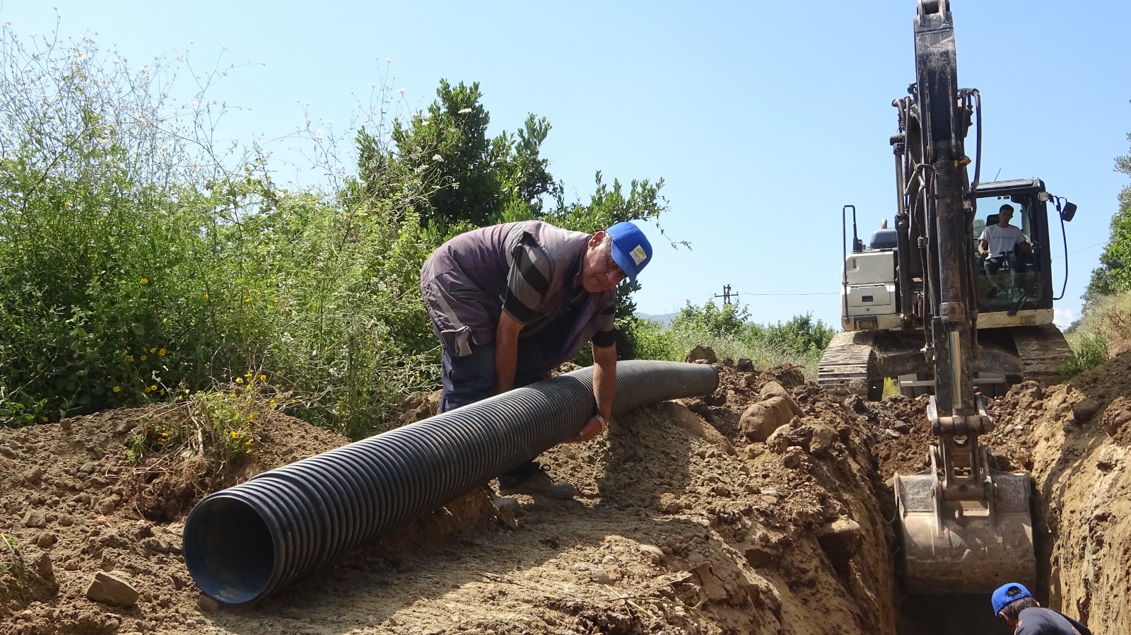 HATSU’dan 700 metrelik atık su hattı