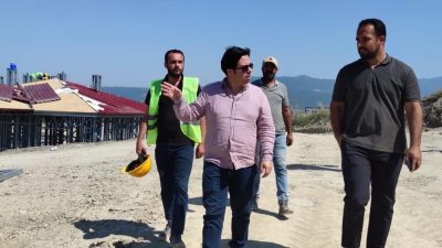 Hatay’ın Samandağ ilçesinde asrın felaketinden etkilenen bölgelerde çalışmalar hızla devam