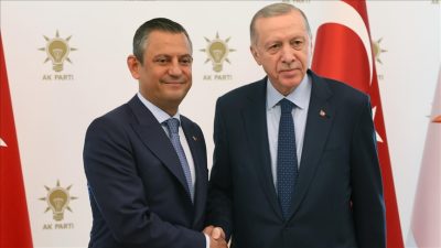 CHP Genel Başkanı Özgür Özel, Cumhurbaşkanı Recep Tayyip Erdoğan ile