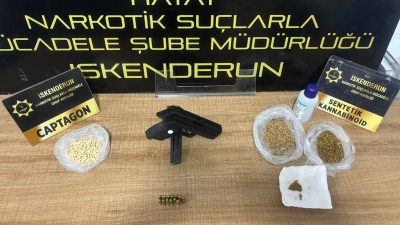 Hatay Emniyet Müdürlüğü’nün etkili operasyonu sonucunda, uyuşturucu imal ve ticaretine