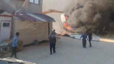 Hatay’ın Kırıkhan ilçesinde bulunan Hurdacılar Sitesi’nde yer alan bir sac