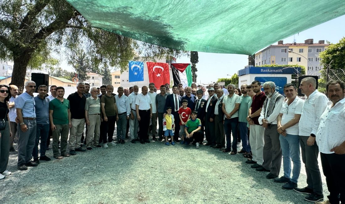 Dörtyol ilçesinde, İsrail’in Gazze’ye