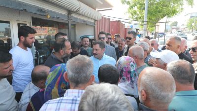 Hatay Valisi Mustafa Masatlı, Antakya ilçesine bağlı Saraykent Mahallesi sakinleri