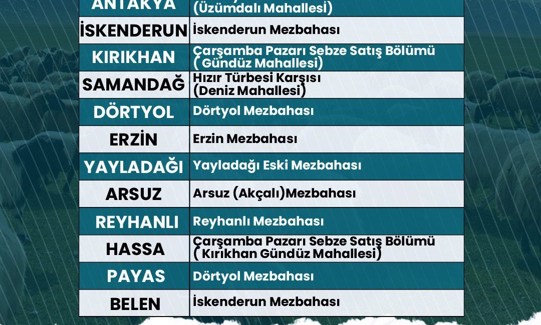 16 Haziran 2024 Pazar günü başlayacak Kurban Bayramı ile ilgili