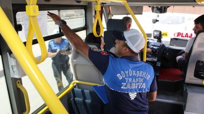 Hatay Büyükşehir Belediyesi (HBB), artan hava sıcaklıklarıyla birlikte toplu taşıma