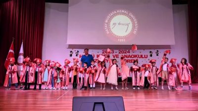 Hatay Mustafa Kemal Üniversitesi bünyesinde kurulan kreş ve anaokulunda 2023-2024