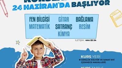 Defne Belediyesi, Gençlik Kültür ve Sanat Evi’nde 24 Haziran 2024