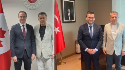 Küresel Gazeteciler Konseyi Genel Başkanı Mehmet Ali Dim, Kanada’da gerçekleştirdiği