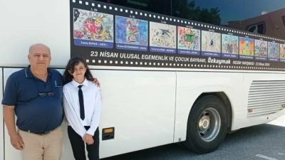 Hatay’ın İskenderun ilçesine bağlı Fikret Koçak Ortaokulu öğrencisi Esmira Buyruk,