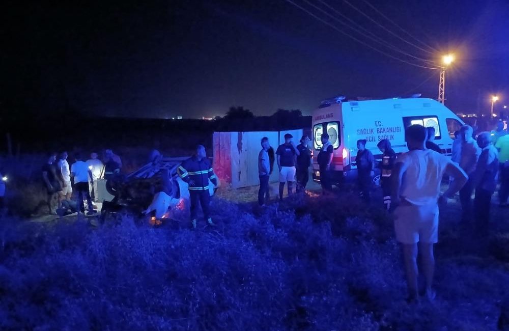 Hatay’da, Hassa ilçesi girişinde