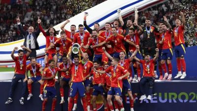 Berlin Olimpiyat Stadyumu'nda oynanan UEFA Avrupa Şampiyonası Euro 2024 finalinde