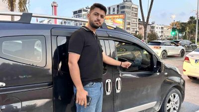 Hatay’ın İskenderun ilçesinde tırla taşınan angus, araçtan kaçarak kara yoluna