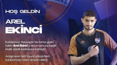 Hatayspor’da yedek kaleci Arel, İskenderunspor’a transfer oldu. Edinilen bilgiye göre,