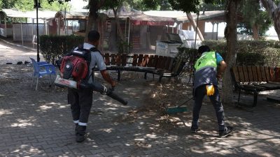 Hatay Büyükşehir Belediyesi, il genelinde yeşil alan ve sahillerde bakım-onarım