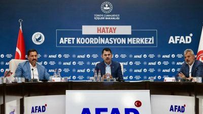 Çevre, Şehircilik ve İklim Değişikliği Bakanı Murat Kurum, Hatay’da 6