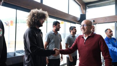 Hatayspor kulübü başkanlığına seçilen Levent Mıstıkoğlu takımın kamp yaptığı Erzurum’a