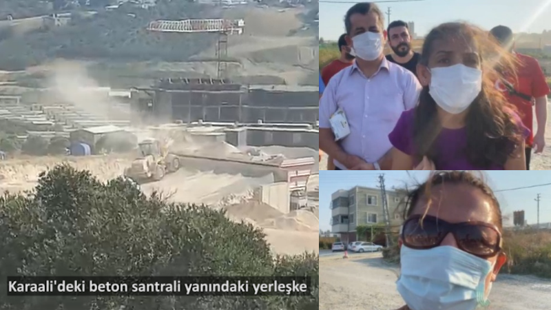 Antakya Çevre Koruma Derneği (AÇKD) dün gerçekleştirdiği saha çalışmalarında beton