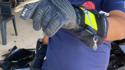 Hatay’ın Arsuz ilçesinde ilginç bir olay yaşandı. Bir vatandaşın motosikletinin