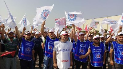 Hatay’ın Dörtyol ilçesinde faaliyet gösteren Yolbulan Metal fabrikasında başlayan grev