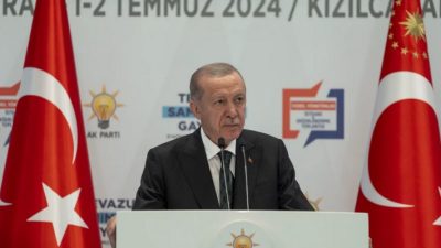 Cumhurbaşkanı ve AKP Genel Başkanı Recep Tayyip Erdoğan, Ankara-Kızılcahamam’da düzenlenen