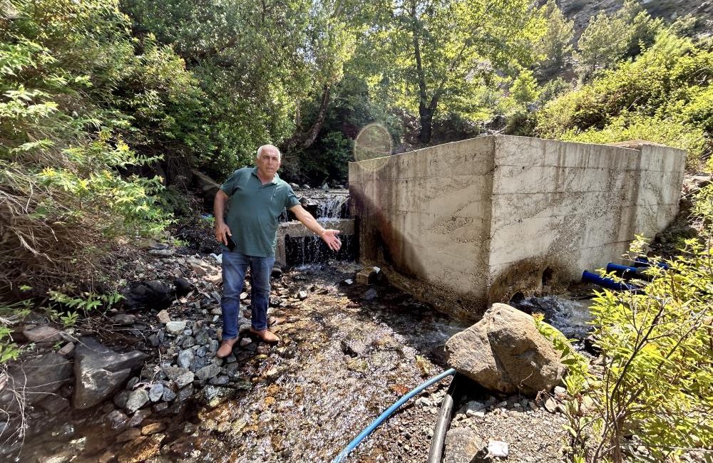 Hatay'ın Arsuz ilçesinde kaynak suyundan tüketen 3 mahallede yaşayan 236