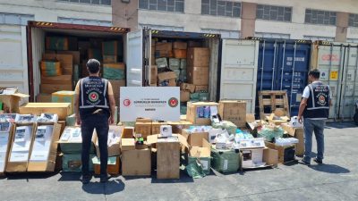 Ticaret Bakanlığı Mersin Gümrük Muhafaza ekipleri, kaçakçılıkla mücadele kapsamında önemli