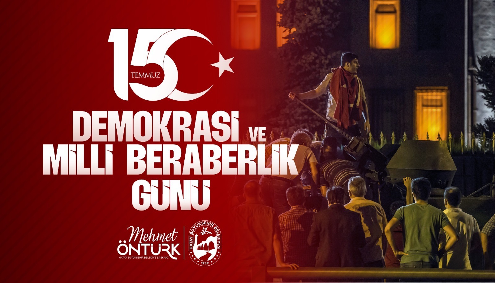 Başkan Öntürk’ten 15 Temmuz Mesajı