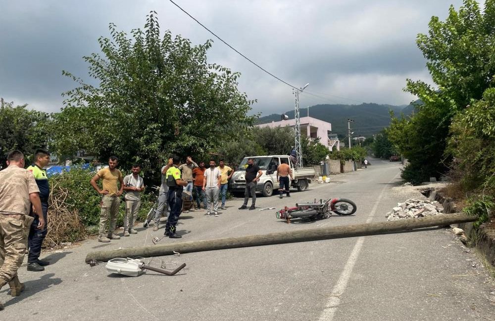 Hatay’ın Dörtyol ilçesinde meydana