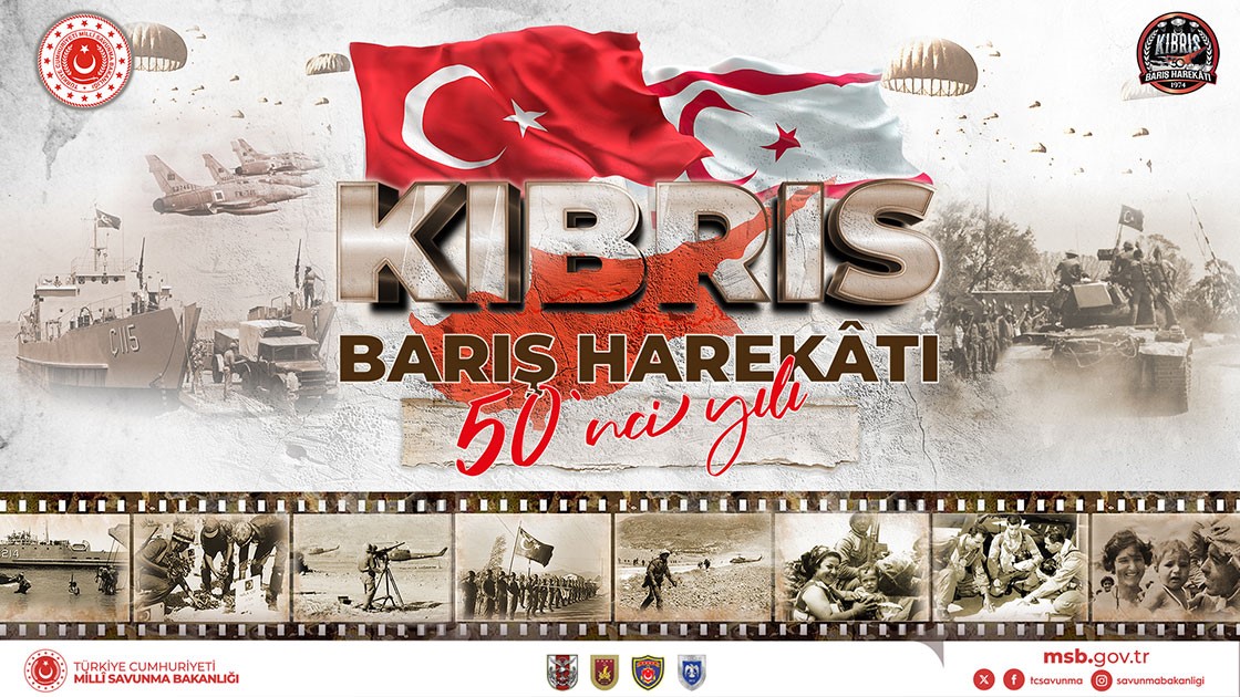 Kıbrıs Barış Harekatı’nın 50’nci yıl dönümü mesajı