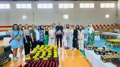 Hatay Valiliği’nin desteğiyle faaliyet gösteren 25 kadın kooperatifine destek olmak