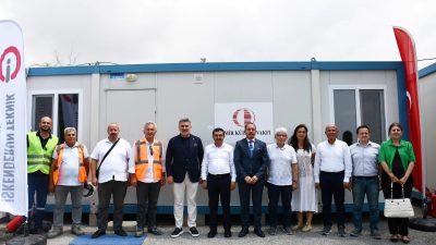 Belen ilçesinde deprem nedeniyle yıkılan İskenderun Teknik Üniversitesi’ne bağlı İskenderun
