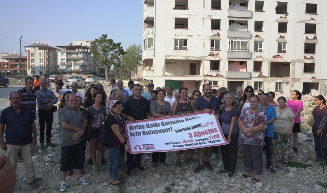 Hatay’da Barınma Hakkı Platformu,