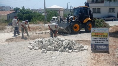 Samandağ Belediyesi Fen İşleri Müdürlüğü ekipleri, ilçe genelinde bozulmuş ve