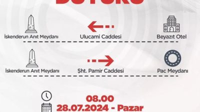 Hatay Büyükşehir Belediyesi, İskenderun ilçe merkezindeki bazı yollarda “Tek-Çift yön”