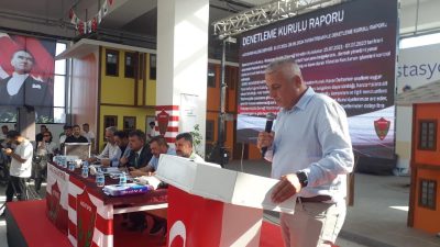 Hatayspor kulübü yönetiminin genel kurulda kabul edilerek aklanan 153 milyon